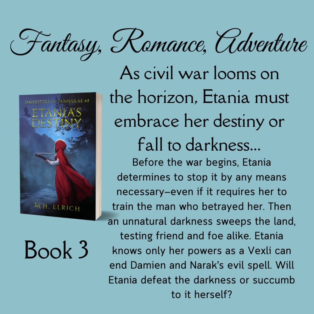 Graphic with book cover and text to describe the book's plot. 